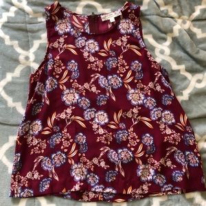 Floral tank top (pink republic)